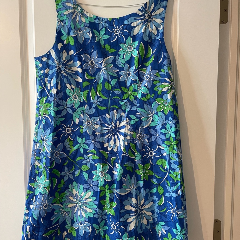 J Crew Blue Floral Sun Dress -New Tags still on